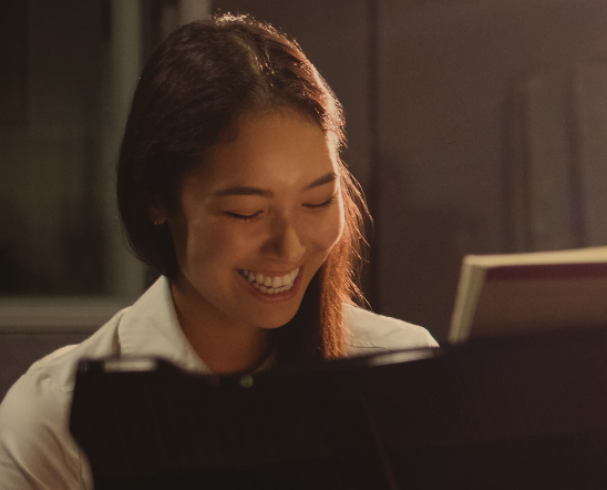Girl playing piano